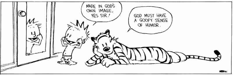 We Are Made In God's Image! Calvin-and-hobbes-religion-2